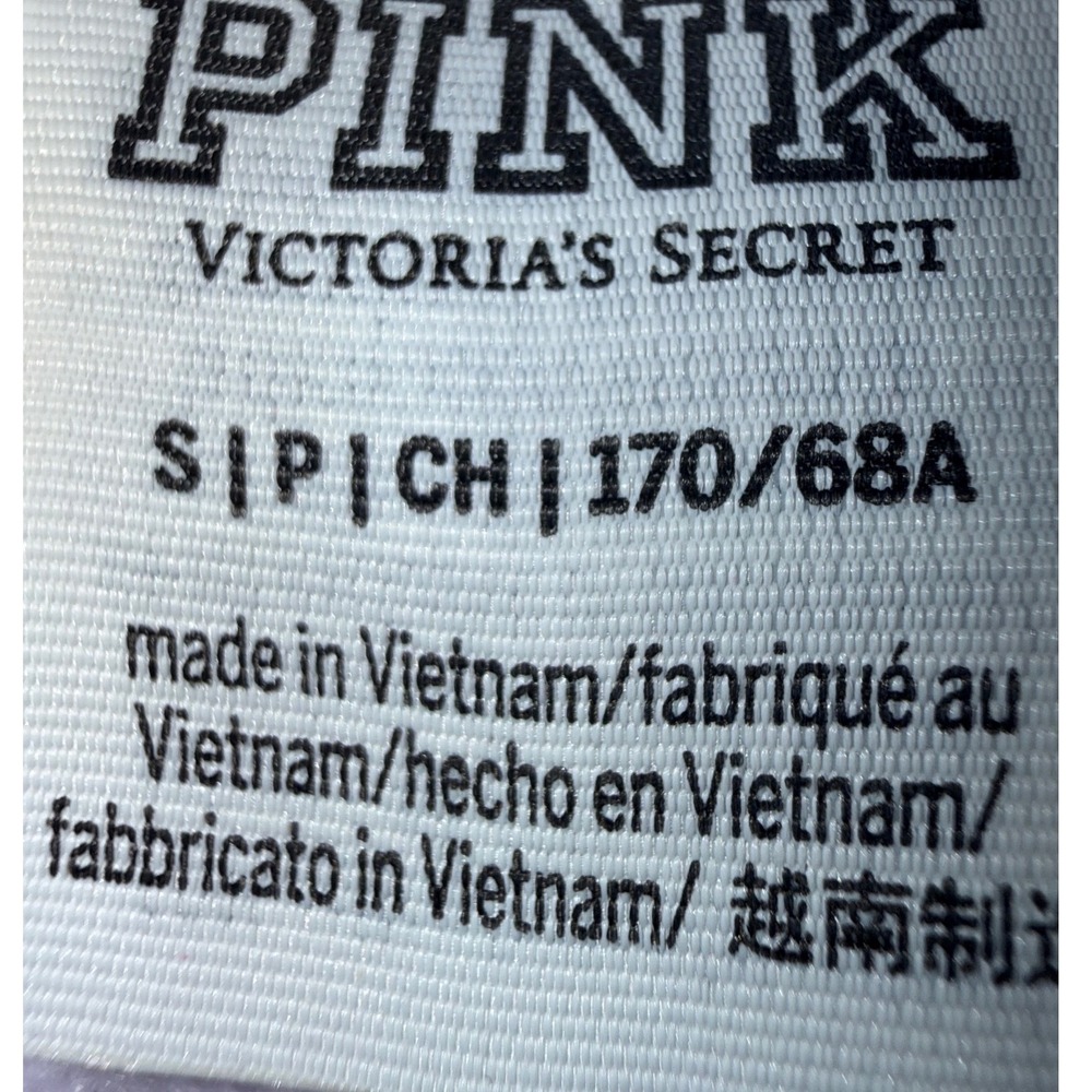 Victoria Secret PINK Tie Dye Joggers Pastel Love Pink Logo Sweatpants Small Y2K - Picture 3 of 4